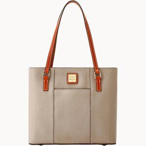 Dooney & Burke Pebble Grain Small Lexington Tote Taupe